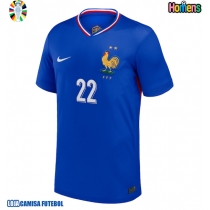 Camisa de Futebol França Theo Hernandez #22 Equipamento Principal Europeu 2024 Manga Curta